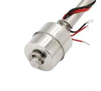 Interrupteur à flotteur à double boule en acier inoxydable pour contrôle du niveau d'eau dans les réservoirs, piscines, aquariums et puisards - Longueur réglable de 100 à 500 mm, compatible AC/DC (250