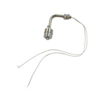 Interrupteur à flotteur en acier inoxydable - Capteur de niveau d'eau de type L avec matériaux SUS304 et SUS316L - Compatible avec un voyage de 10 mm et une pression maximale de 5 MPa (75 mm)