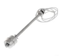 Interrupteur à flotteur en acier inoxydable, contrôleur de niveau d'eau pour réservoirs et puisards, taille réglable de 45 à 200 mm, étanche IP68, résistant à la corrosion (150 mm)