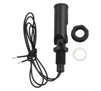 Interrupteur à flotteur horizontal Capteur de niveau d'eau DC 12 V 24 V Contrôleur électronique de niveau de réservoir avec matériau PP pour systèmes de piscine d'aquarium
