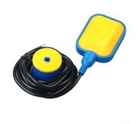 Interrupteur à flotteur pour pompes de puisard, contrôleur de niveau d'eau attaché avec câble de 5/6/8/10 m, polypropylène étanche pour l'industrie et la maison W (10 mètres)