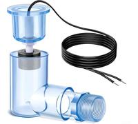 Interrupteur à flotteur SS2, longueur de câble de 1,8 m, capteur de niveau d'eau pour systèmes de climatisation, protection contre les débordements, design transparent pour un entretien facile