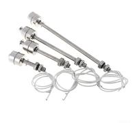 Interrupteur à flotteur vertical compact en acier inoxydable pour détection et contrôle du niveau d'eau dans diverses applications (150 mm)