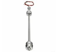 Interrupteur à flotteur vertical en acier inoxydable pour capteur de niveau d'eau - Fil PTFE 250/300/400/500 mm, 240 V AC, 0,5 A, interrupteur réversible, haut ou bas M (250 mm)