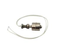 Interrupteur à flotteur vertical en acier inoxydable pour contrôle du niveau de liquide - 10W/100V DC/0.5A, IP68, étanche, longueur 61mm avec câble de 350mm, compatible avec W