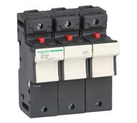 Interrupteur à fusible DF 3p 125A-Dimensions TeSys DF223C