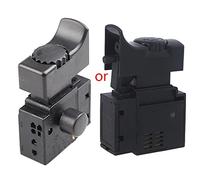 Interrupteur à gâchette 250 V 6 A FA2-6/1BEK - Verrouillage électrique de la vitesse de la perceuse à main sur bouton poussoir - Accessoire d'outils électriques