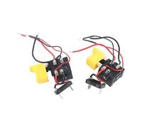 Interrupteur à Gâchette de Contrôle de Vitesse, Perceuse à Main électrique avec Lumière LED, 7,2-24 V 16 A DC, Mandrin Manuel Rapide, pour Accessoires de Perceuse à Percussion