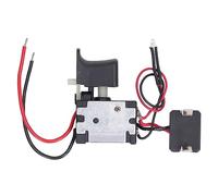 Interrupteur à gâchette pour perceuse sans Fil, perceuse à Batterie au Lithium, clé électrique, Interrupteur de contrôle de Vitesse avec Fonction d'éclairage, Facile à Installer