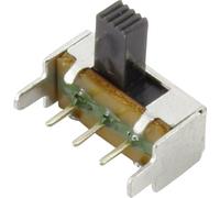 Interrupteur à glissière TRU COMPONENTS CSS-1201 1386942 50 V/DC 0.3 A 1 x Off/On