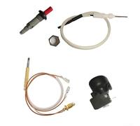 Interrupteur à impulsion à fil d'allumage avec thermocouple intégré et interrupteur d'inclinaison pour un fonctionnement sûr du chauffage extérieur (pas de batterie)