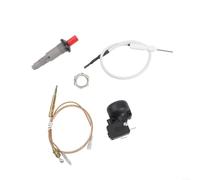 Interrupteur à impulsion avec thermocouple de détection de flamme et coupure de sécurité actionnée par inclinaison pour chauffage extérieur au gaz (sans batterie)