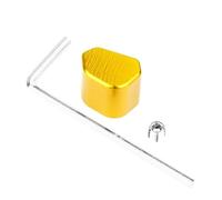 interrupteur à klaxon Bouton de commutation CNC pour moto Honda PCX125/150/160, capuchon lignotant(Gold)
