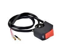 interrupteur à klaxon Bouton poussoir de commutateur moto,適合 22mm, bouton marche/arrêt, connecteur guidon pour ATV, Scooter électronique Interrupteurs de moto