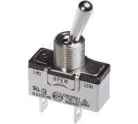 Interrupteur à levier 1 x On/Off/On APEM 639H/2 250 V/AC 10 A permanent/0/permanent 1 pc(s)