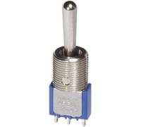 Interrupteur à levier 2 x (On)/Off/(On) APEM 5647MA 250 V/AC 3 A momentané/0/momentané 1 pc(s)