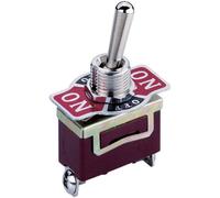 Interrupteur à levier 2 x On/Off/On TRU COMPONENTS KN3 701211 250 V/AC 10 A permanent/0/permanent 1 pc(s)