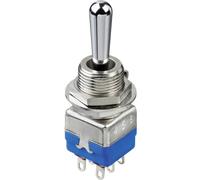 Interrupteur à levier 2 x On/On APEM 12146A 250 V/AC 2 A IP54 à accrochage 1 pc(s)