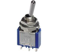 Interrupteur à levier 2 x On/On APEM 5246AB 250 V/AC 3 A à accrochage 1 pc(s)
