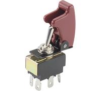 TRU Components Interrupteur à Levier 2 x on/on TC-R13-28B-01/R17-10 1587823 250 V/AC 10 A à accrochage 1 pc(s)