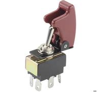 Interrupteur à levier 2 x On/On TRU COMPONENTS TC-R13-28B-01/R17-10 1587823 250 V/AC 10 A à accrochage 1 pc(s)