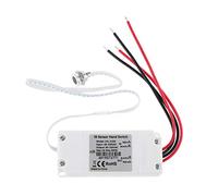 Interrupteur à main avec détecteur de mouvement sans contact - Interrupteur à main - 40 mm - LED - Avec temporisation réglable - Détecteur de mouvement PIR