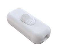 Interrupteur à main bipolaire blanc pour câble électrique 2x0.75mm2 - Tibelec