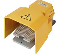 Interrupteur à pédale 250 V/AC 15 A avec capot de protection 1 contact de fermeture, 1 contact d'ouverture XF-502 1 pcs.