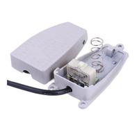 Interrupteur à pédale de commande momentanée EKW-5A-B for machine à souder par points, coque en aluminium métallique(EKW-5A-B Self reset)