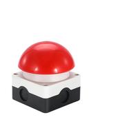 Interrupteur à pédale étanche IP67 GY-801, bouton-poussoir d'auto-réinitialisation normalement ouvert pour les Applications de contacteur de démarrage/arrêt AC/DC(Red)