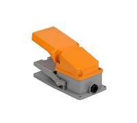 Interrupteur à pédale momentané, interrupteur LT3 LT4, coque en aluminium, commande au pied, alimentation électrique, réinitialisation automatique, accessoires for machines-outils(Lt4 Orange)