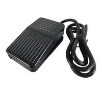 Interrupteur à pédale noir TFS-01, AC 250 V, 10 A, SPDT, NO/NC, antidérapant, en plastique, momentané, avec fil électrique de 0,2/1/2 m(0.1 Meter Wire)