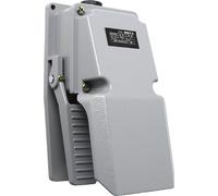 Interrupteur à pédale pour machine-outil 1NC 1NO Contact argenté Interrupteur à pédale à réarmement automatique avec couvercle de protection