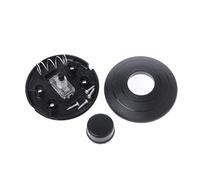 Interrupteur à pédale rond stable et à blocage automatique, adapté aux systèmes de ligne 317, parfait pour une intégration fluide, bouton marche/arrêt avec bouton pression, étanche, LED à court terme