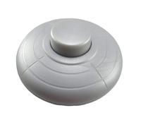 Interrupteur à pied 1 pôle 2 A - Marque - Modèle - Couleur Gris Argent