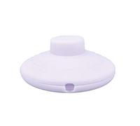 Interrupteur à pied 2 A rond pour lampadaire sur pied et lampadaire (blanc)