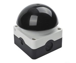 Interrupteur à pied, 2 contacts normalement ouverts, contacteur de démarrage à bouton-poussoir champignon, mécanisme de réinitialisation, design hémisphérique pour le contrôle des équipements