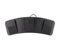 Interrupteur à pied à triple pédale USB programmable pour clavier d'ordinateur, jeu vidéo, montage vidéo, imagerie de transcription au bureau avec réaction tactile sensible et forme ergonomique