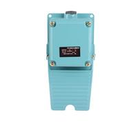 Interrupteur à Pied, Commutateur de Pédale de Pied en Aluminium Interrupteur de Pédale de momentané, Conception Non Glissante AC 250V 3A 1NO 1NC pour Les Applications Industrielles