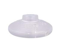 Interrupteur à pied rond 2 A pour lampe sur pied et lampadaire (transparent)