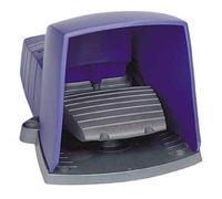 Interrupteur à pied simple avec couvercle bleu Harmony XPEB310