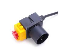 Interrupteur à pression électromagnétique - 250 V - 16 A - Interrupteur étanche en PVC - Pour machines de découpe du bois