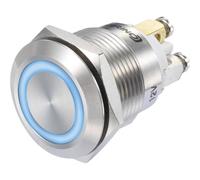 Interrupteur à pression TRU COMPONENTS GQ19F-10E/B/12V/S 1273005 48 V/DC 3 A 1