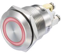 Interrupteur à pression TRU COMPONENTS GQ19F-10E/R/12V/S 1273002 48 V/DC 3 A 1 x Off/(On) IP65 à rappel 1 pc(s)