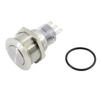Interrupteur à pression TRU COMPONENTS TC-GQ22-A-11Z/S203 1602514 250 V 3 A 1 x Off/On IP65 à accrochage 1 pc(s)