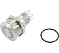 Interrupteur à pression TRU COMPONENTS TC-GQ22-A-22ZE/B/12V/S203 1602505 2 x Off/On à accrochage 1 pc(s)