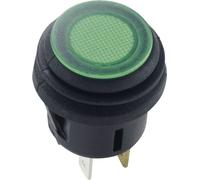 Interrupteur à pression TRU COMPONENTS TC-R13-527D2B 1587918 14 V/DC 20 A 1 x On/Off à accrochage 1 pc(s)