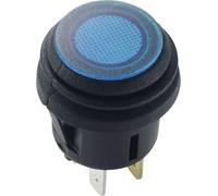Interrupteur à pression TRU COMPONENTS TC-R13-527D2B 1587920 14 V/DC 20 A 1 x On/Off à accrochage 1 pc(s)