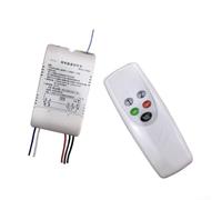 Interrupteur à télécommande sans fil 4 canaux 1000 W Lampe LED (2 voies) | 4 canaux indépendants, 1000 W par canal, compatible LED, signal stable, montage facile