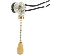 Interrupteur à tirette - Durable - Vintage - 3A/250V - 4Pcs - Pour lampes de table et appliques murales